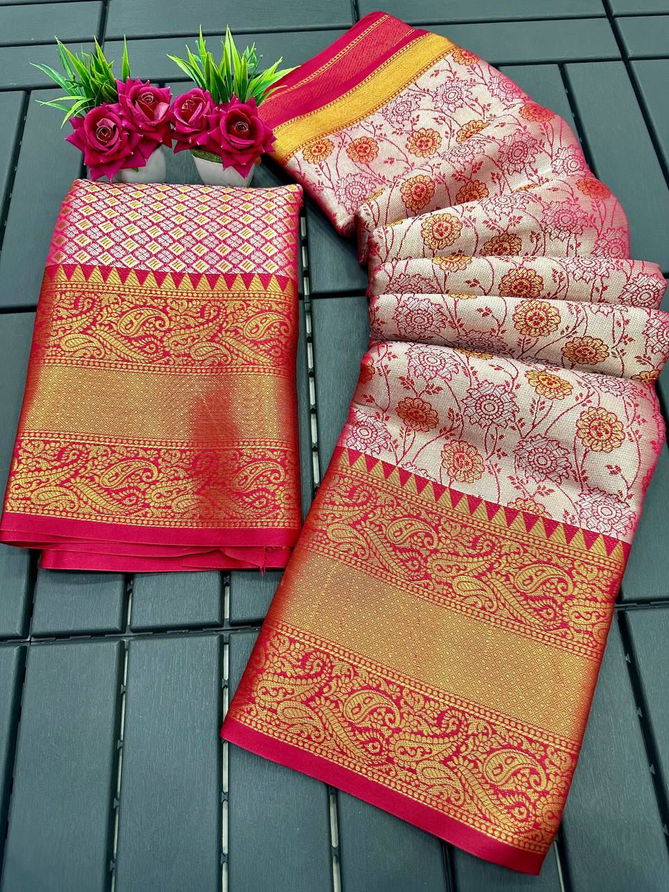 Aab Four Handloom Heavy Kanchipuram Silk Sarees Catalog